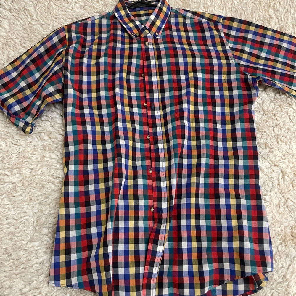 Men's Multicolor Checkered Shirt